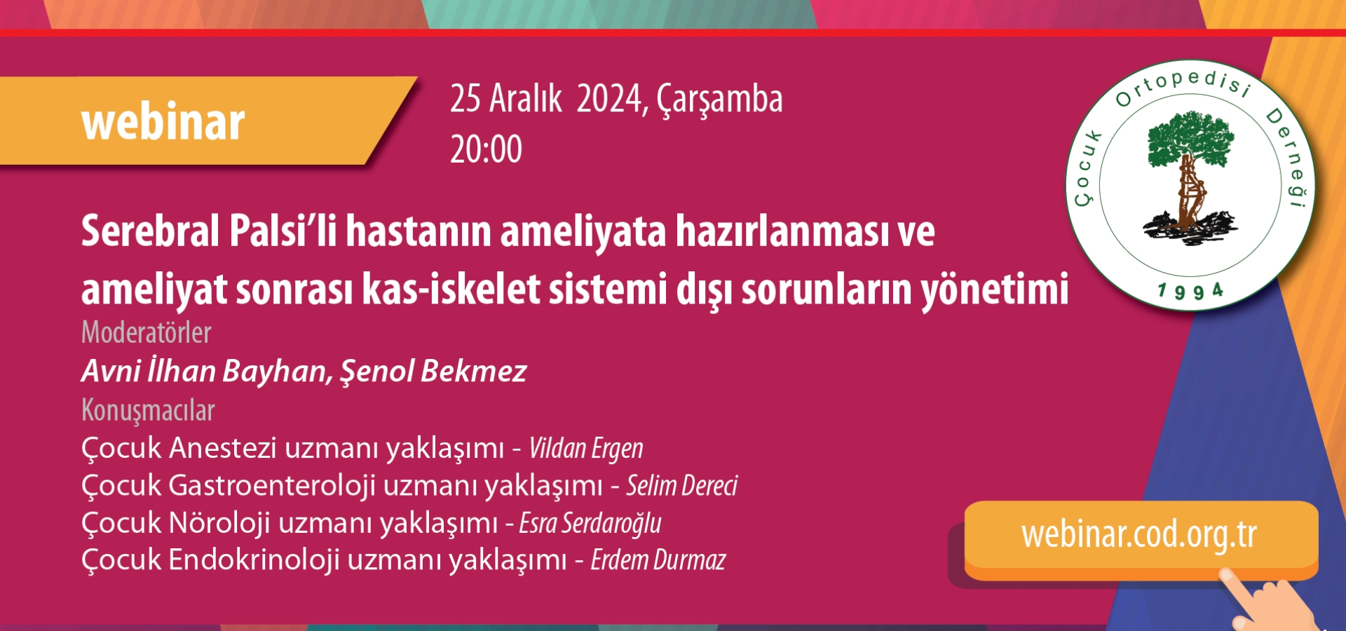 Serebral Palsi’Li Hastanın Ameliyata Hazırlanması Ve Ameliyat Sonrası Kas-İskelet Sistemi Dışı Sorunların Yönetimi